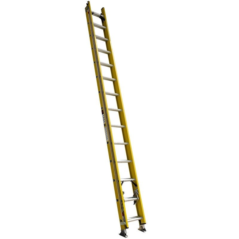 消防梯子伸缩梯工程_玻璃钢绝缘伸缩梯子6810米升降云梯拉梯电工消防