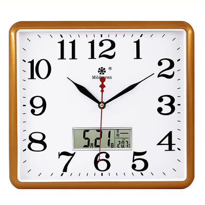 挂钟客厅长方大气图片】石英钟静音挂钟客厅长方大气图片大全_q友网