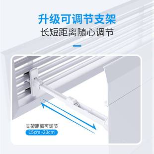 中央空调挡风板出风口防r直吹加长方形通用免安装顶挂冷气遮风挡