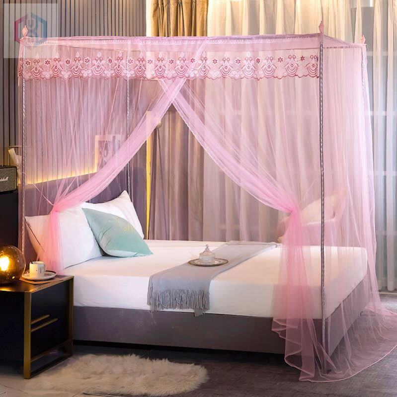 蚊帐家用夏天普通单开门加密带支架落地1m12米15m18床学生宿舍