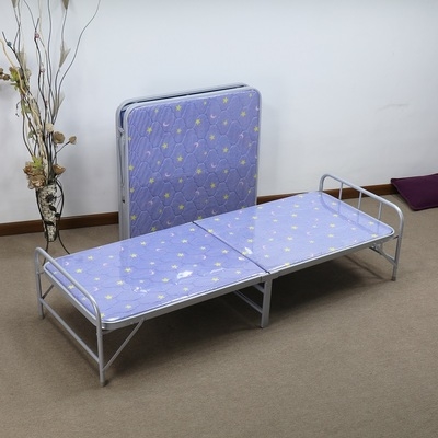 e经济型金属家用单人折叠床办公室午休床简易铁合金午睡床硬板床图片