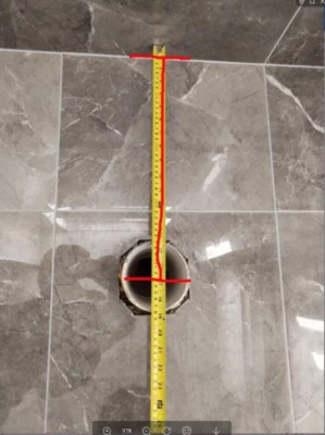 蹲便器前出水图片