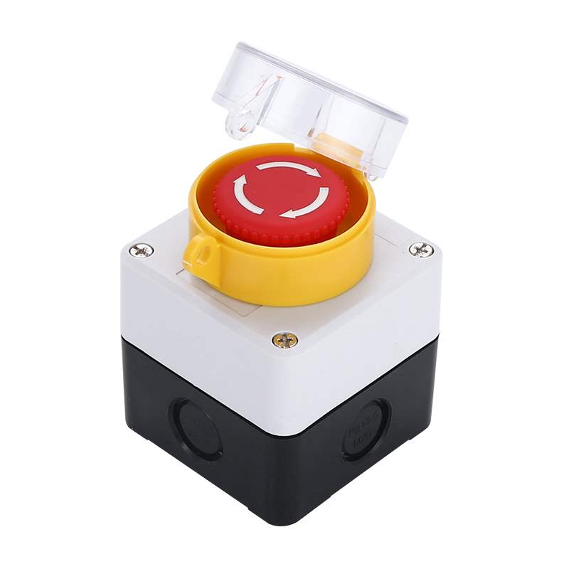 高品质型按钮开关带控制盒启动停止急停旋钮标识电源开关