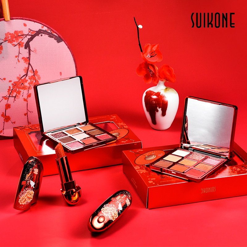 国货彩妆苏卡娜彩妆组合礼盒装ins超火中国风古风古宫口红套装889