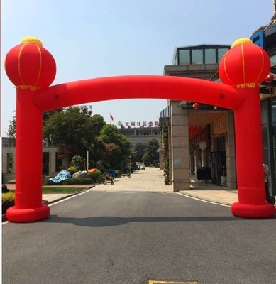 商业新款广告活动宣传风机鼓风机定制气拱门彩虹婚庆气模拱门气柱