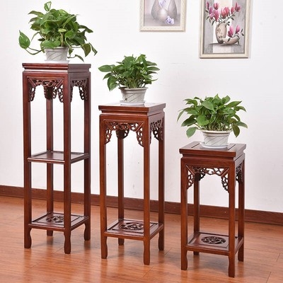 中式仿古花架图片】榆木花架实木吊兰中式仿古花架图片大全_好便宜网