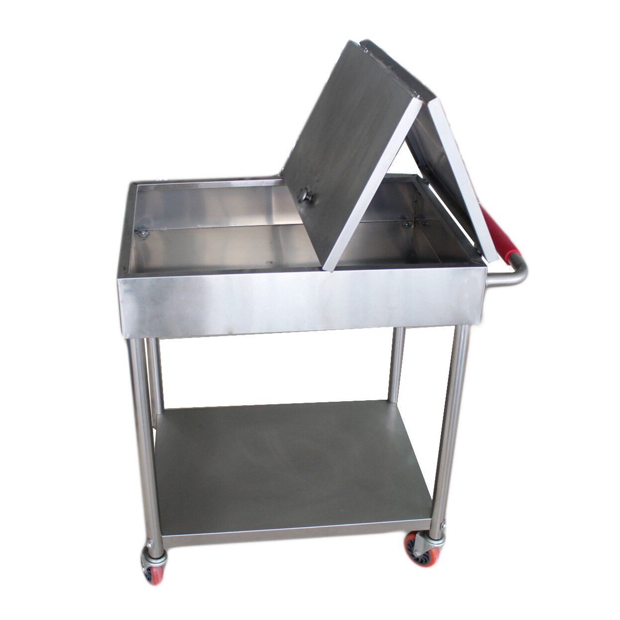 调料车不锈钢简约家用加厚饭店配料餐车组装移动收纳简易推车