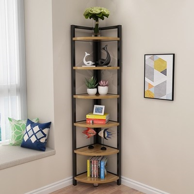 书柜书架组合墙角三角位图片