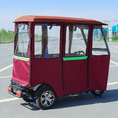 电动三轮车遮雨棚伸缩遮阳篷棚子防雨篷帆布防晒休闲小巴士蓬