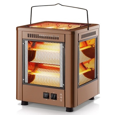 农村烤火炉室内冬季家用电炉子取暖器多功能炉房间电暖气省电五面