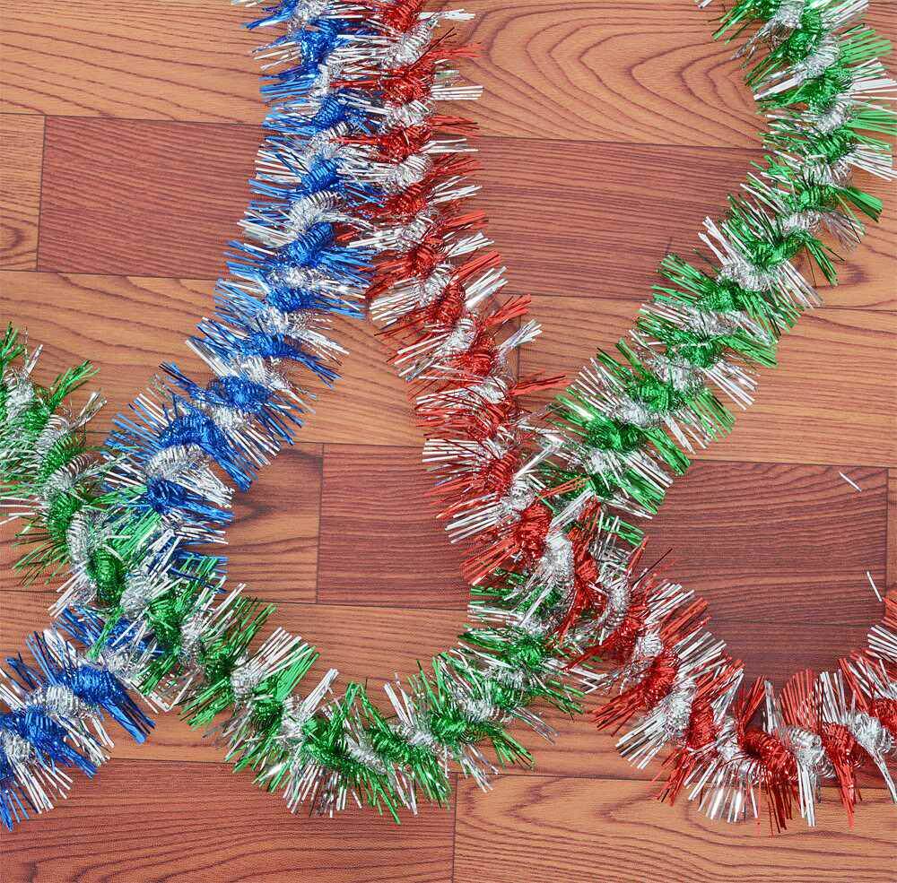 新品圣诞装饰布置用品彩条毛条拉花生日装饰节庆元旦春节日婚礼