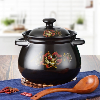 汤锅耐高温瓦罐汤煲陶瓷小沙锅煲汤锅炖锅明火家用燃气煲仔饭砂锅