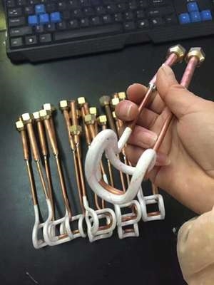 头焊齿机感应加热线圈应焊机加热铜管水钻水钻头感应线圈高频.