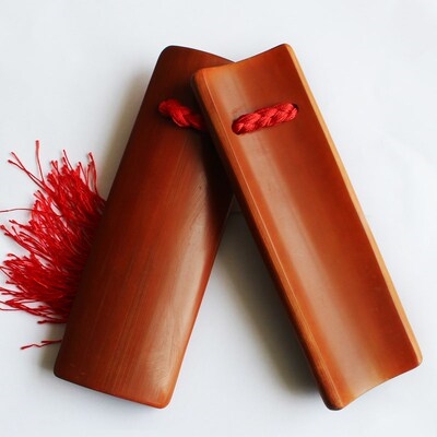 专业老竹快板成人练习快板儿童初学竹板舞台铜钱响板可加选盒子