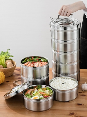 大号多层保温饭桶图片