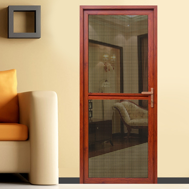 304不锈钢金刚网平开纱门定制防蚊虫防盗通风铝合金带锁纱窗