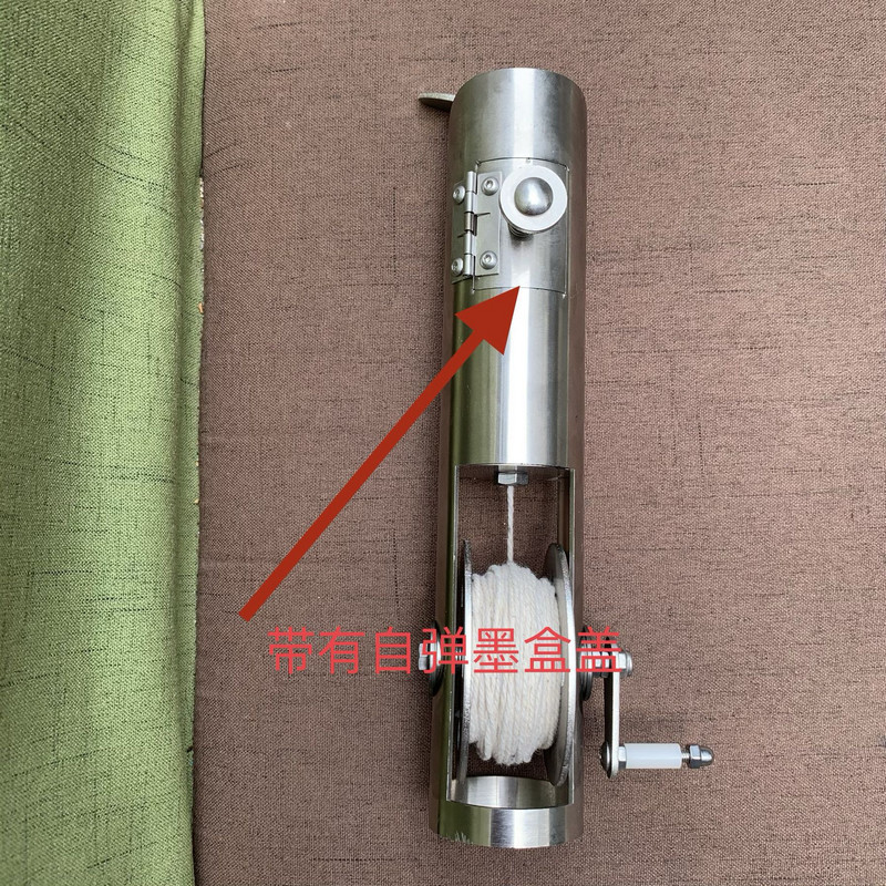 不锈钢墨斗墨斗不锈钢墨斗墨水墨斗工地放线墨斗