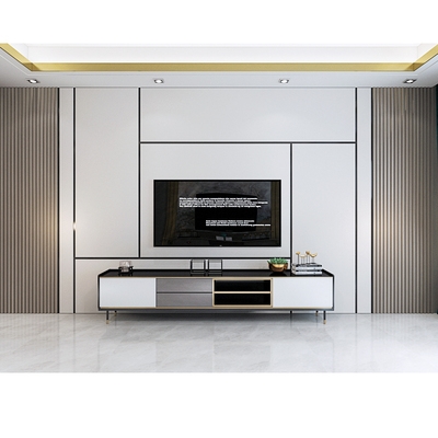 硬包电视背景墙格栅木饰面现代轻奢客厅沙发卧室床头软包背景r定