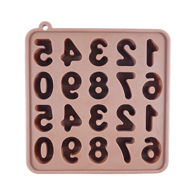 立体20数字蜡烛硅胶模具香薰石膏生日蜡烛硅胶t模具扩香石diy模具