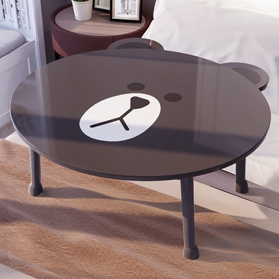 儿童书宿舍小可折叠幼儿园用可爱卡通迷你木桌桌子放在床上宝宝的