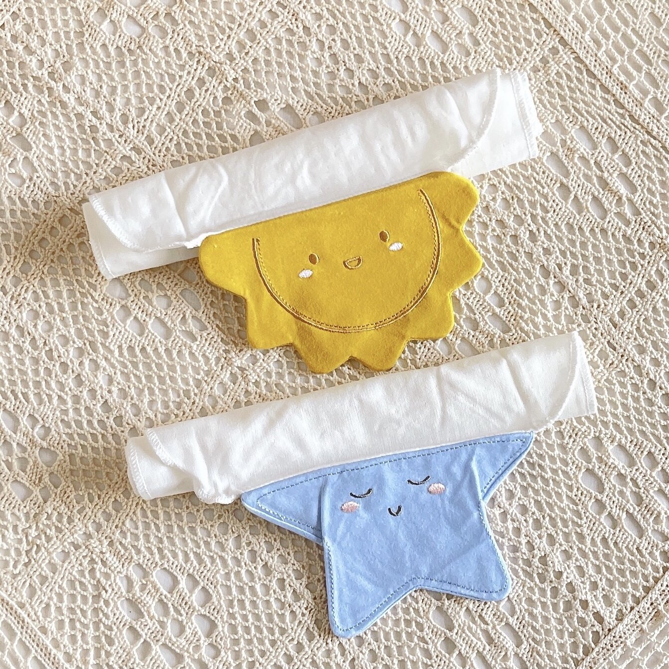 吸汗巾女童夏季儿童隔汗巾春秋女孩纯棉汉巾全棉夏天男孩小童防汗