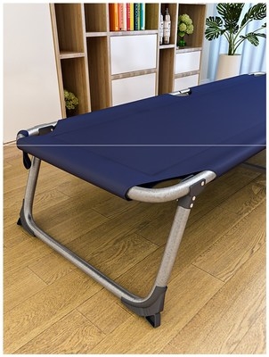 折叠床单人便携成人活动床行军床睡办公室简易午休帆布k小型陪护