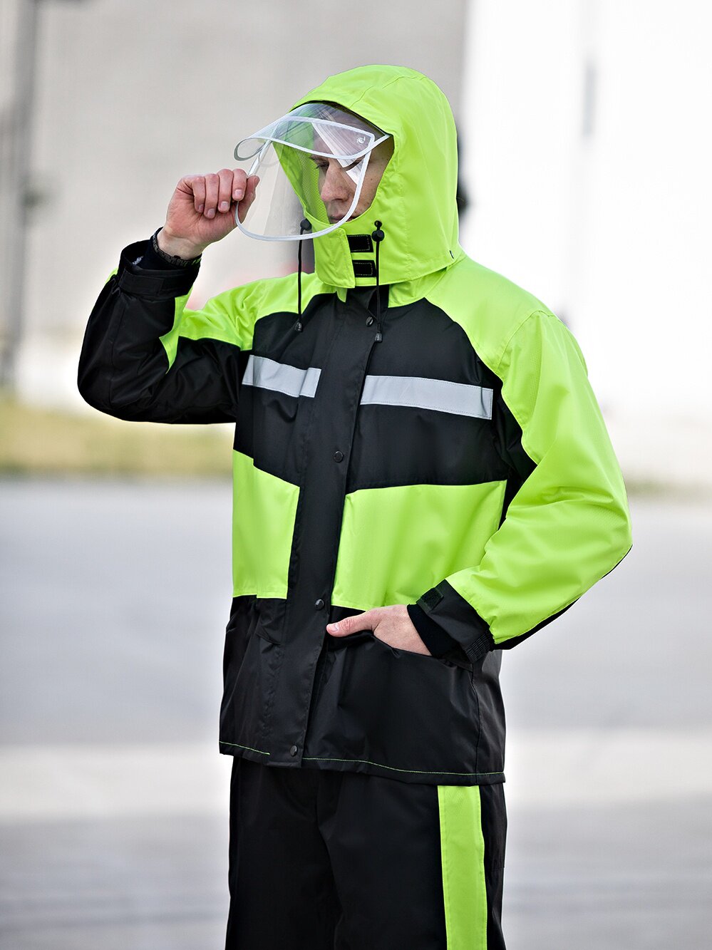 成人雨衣雨裤女装男套电动摩托车骑行全身暴防雨加厚外卖分体雨