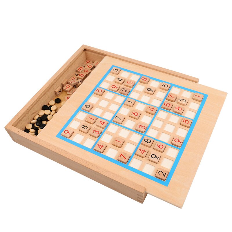 儿童数独游戏棋盘九宫格小学生一年级入门多功能益智玩具飞行五子