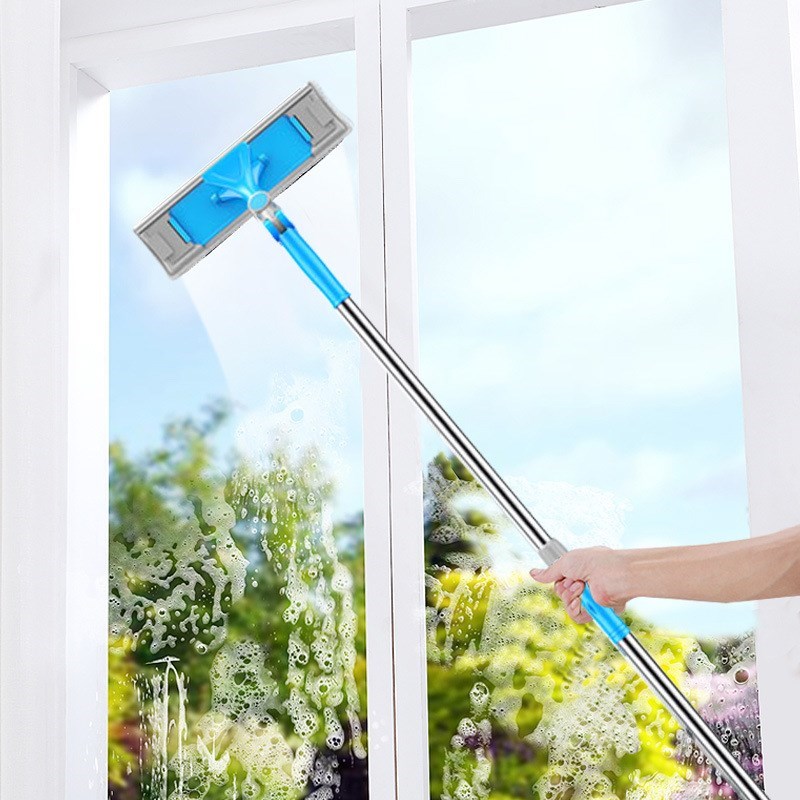 擦玻璃器多功能伸缩杆 双面擦窗神器 加长玻璃刷刮搽高楼清洁窗户