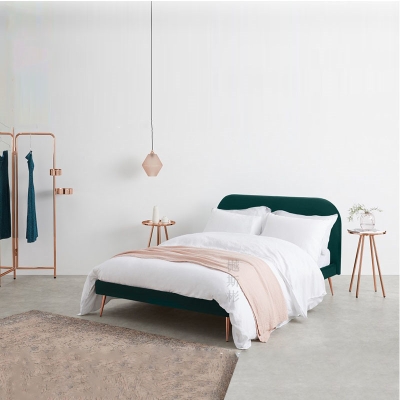 北欧科技布床ins网红少女轻奢风拆洗简约卧室小户型榻榻米双人床