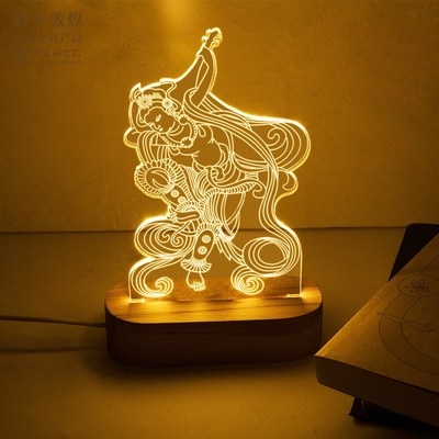 敦煌研究院反弹琵琶小夜灯博物馆文创礼礼物文创纪念品创意