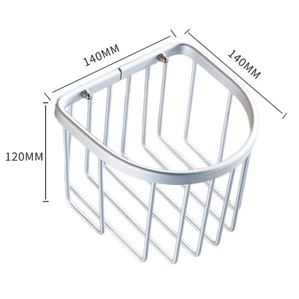 卫生纸巾架纸e框 太空铝浴室纸巾盒厕纸盒手纸架卷纸筒壁挂免打孔