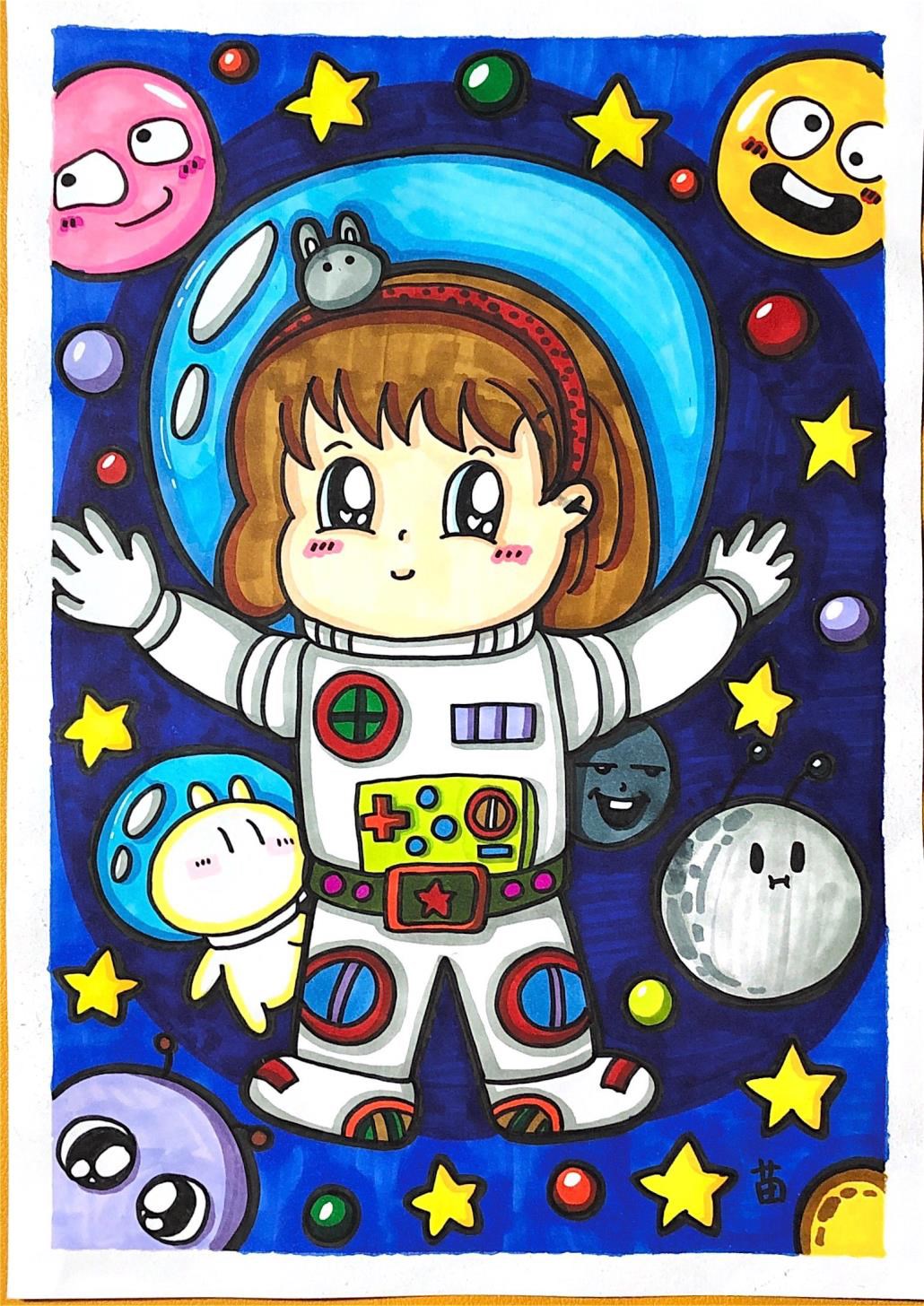 高清卡通人物绘幼儿园】儿童图片马克笔素材印刷动物张画200【.