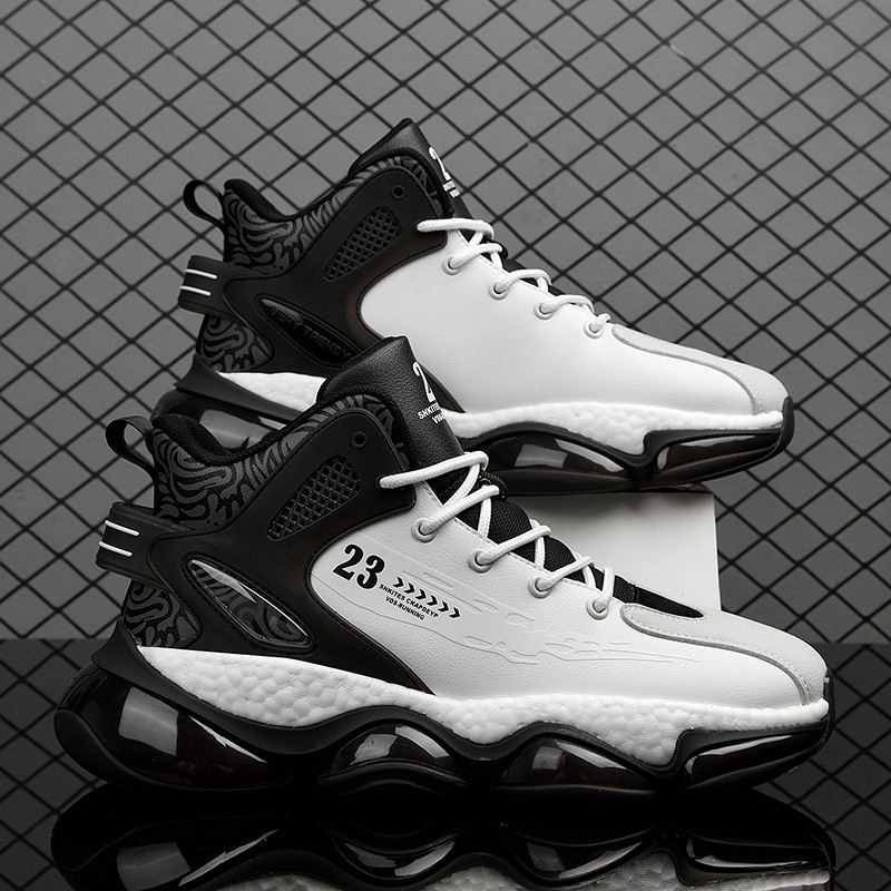 李宁贵宾联名男鞋冬季加绒保暖高帮老爹鞋男潮欧文篮球运动休闲鞋