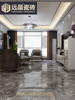 防滑 大板瓷砖750x1500通体大理石地砖轻奢灰色客厅地板砖新款