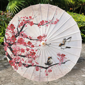 复古的油纸伞图片