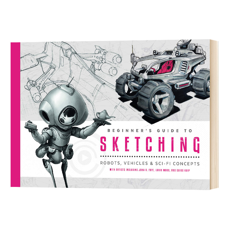 素描初学者指南 英文原版 Beginner's Guide to Sketching 英文版 进口艺术英语书籍