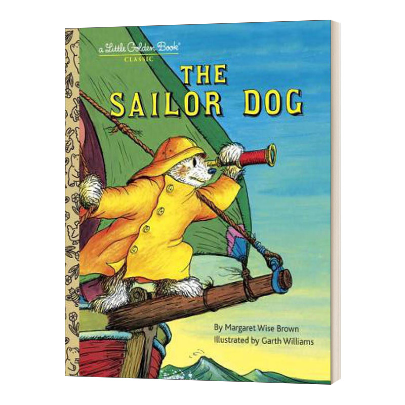 英文原版 The Sailor Dog A Little Golden Book 水手狗 兰登书屋精装小金书 英文版 进口英语原版书籍儿童全英语书