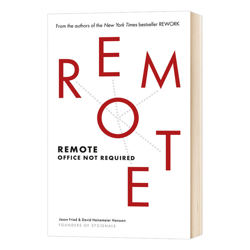 重来2更为简单高效的工作方式英文原版remote企业管理英文版进口原版