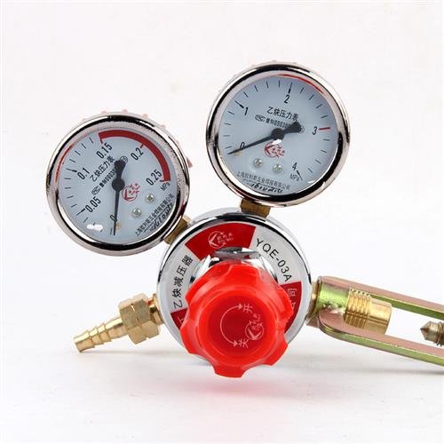 氧气乙炔减压表工业级全铜大体国标氧气表焊割压力表减压器