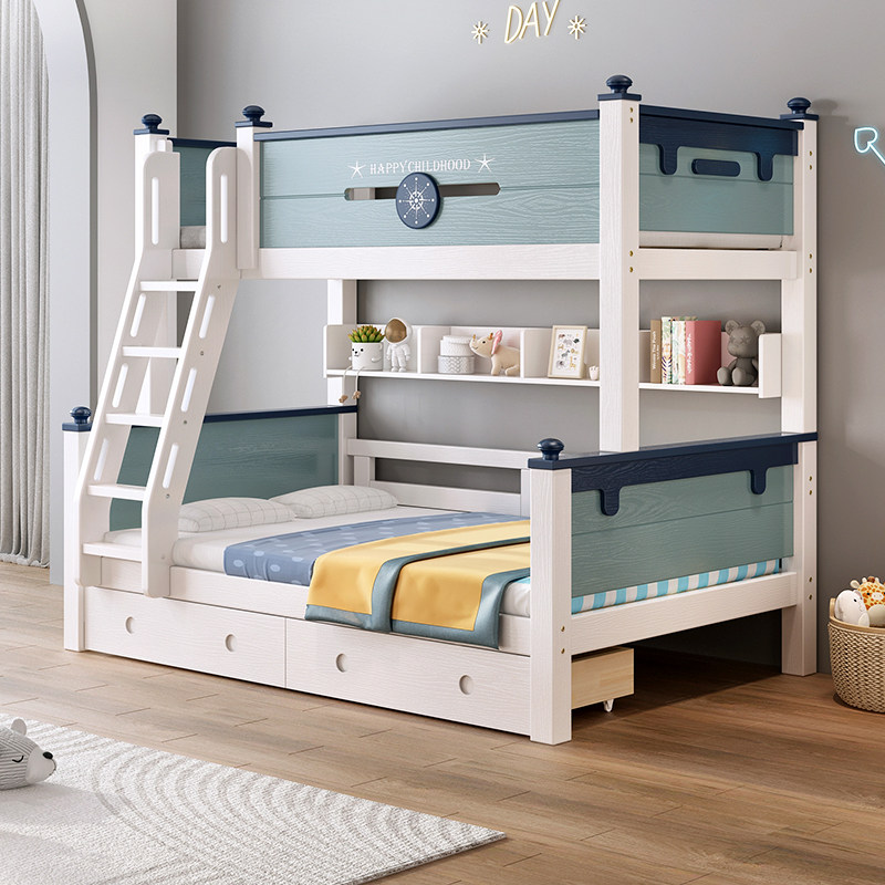 下铺双层床全实木多功能组合成人小户型省空间儿童高低床子母床优惠券