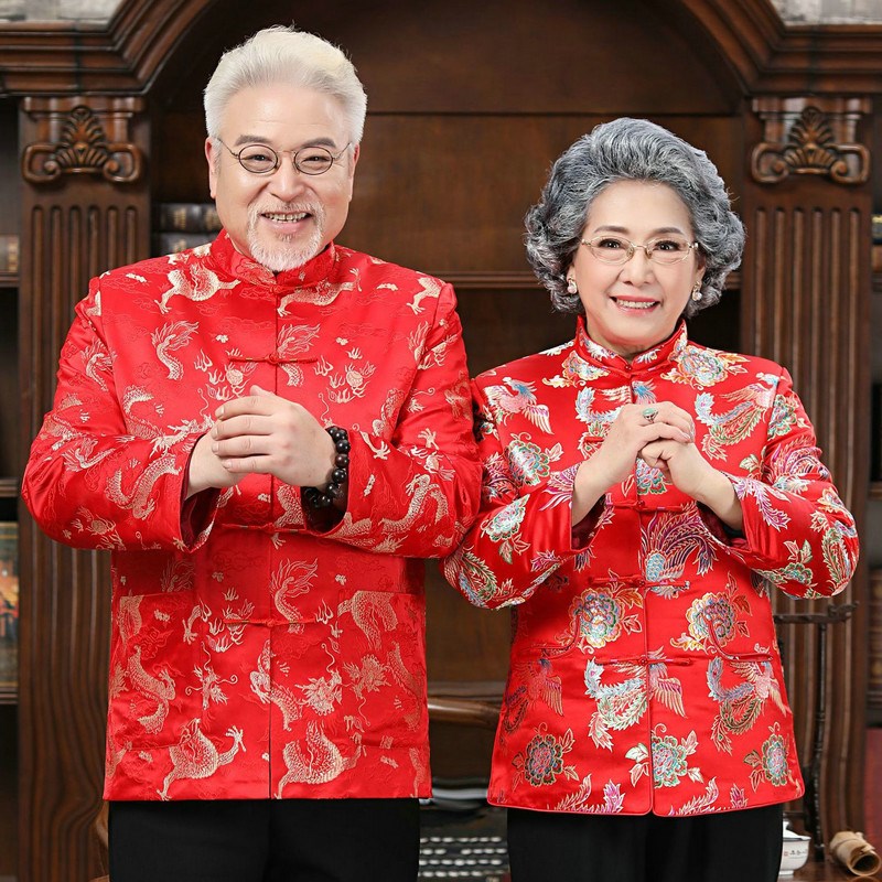 【爸妈情侣装中老年唐装图片】爸妈情侣装中老年唐装图片大全_好便宜