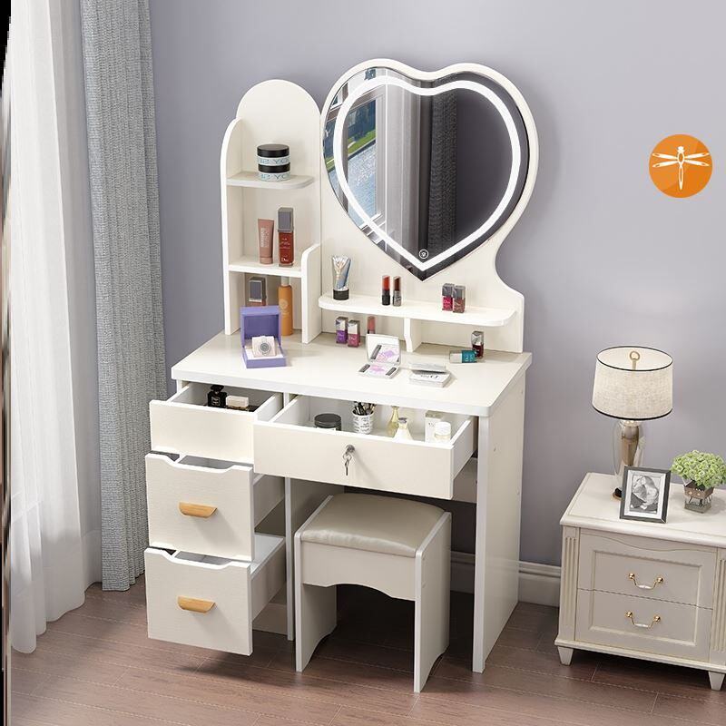 梳妆台高级感新中式卧室现代简约主卧轻奢高端网红化妆台收纳柜