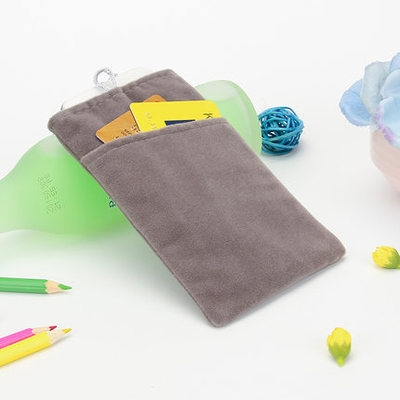 双层手机绒布袋图片