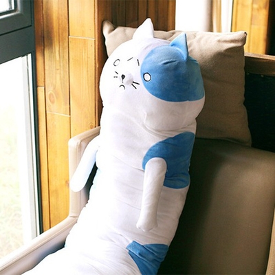 可爱猫抱枕悲伤猫咪h等身长条枕头大号睡觉娃娃动漫玩偶男友枕女