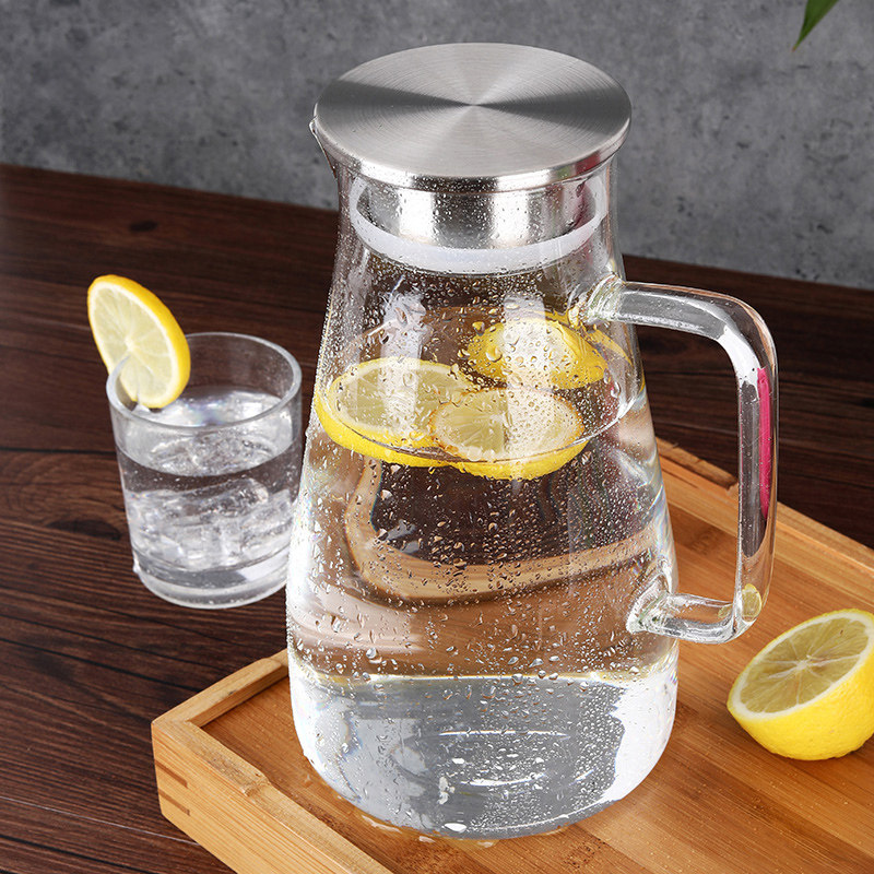 f2件5折日本玻璃冷热水杯家用凉水杯耐热凉白开水大容量水杯