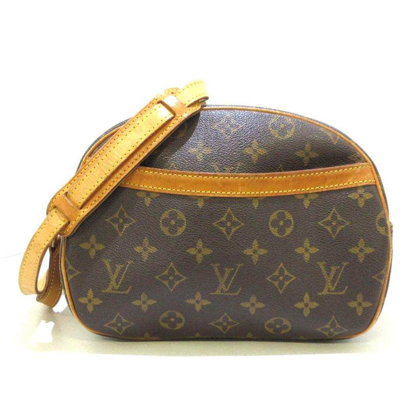 中古lv路易威登85新blois苹果包单肩包老花35722521brandear