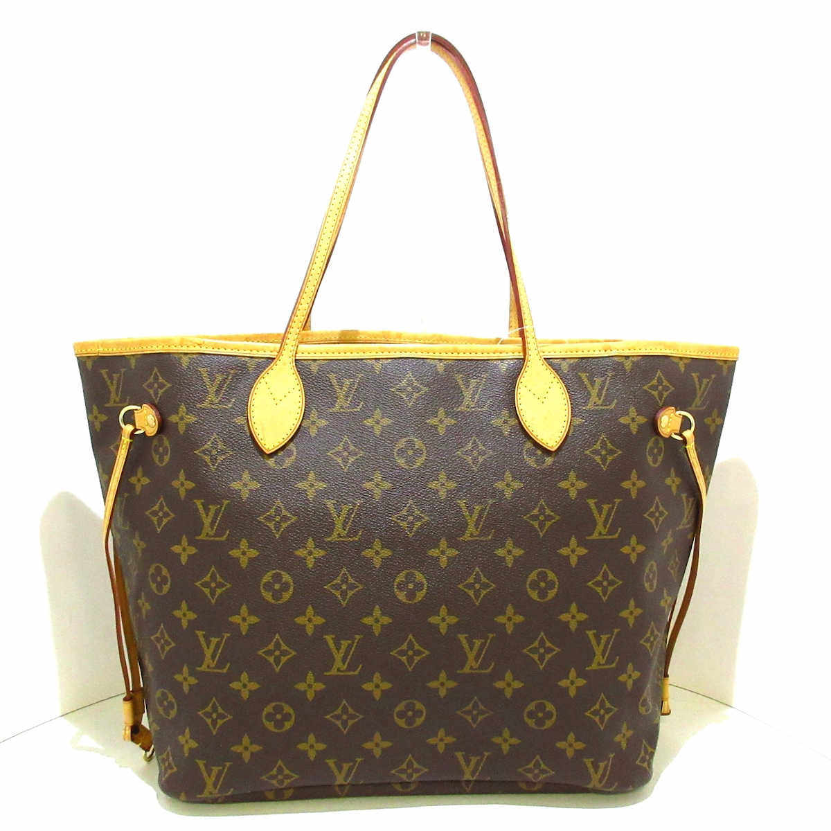 店的优惠券大全—中古lv路易威登85新neverfull托特包mm老花35681120