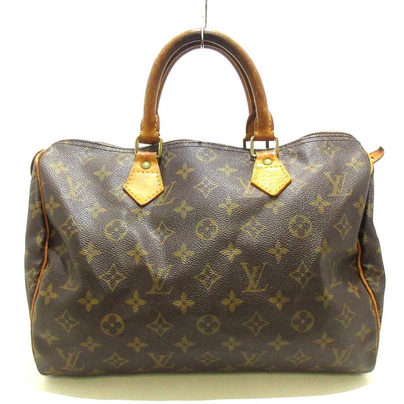 中古lv路易威登8新speedy30手提包老花brandear