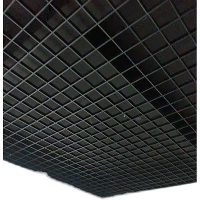 铁格栅铝合金天花吊顶材料餐厅室内集成葡萄架子网格栏方形装饰顶